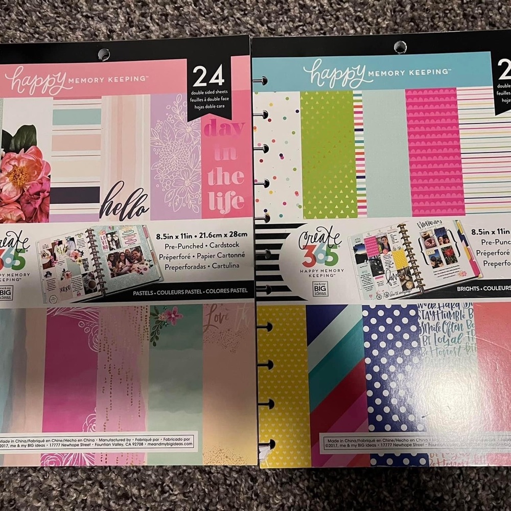 Happy Planner card stock